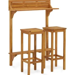 vidaXL - Tuinmeubelset - Bruin - Acaciahout