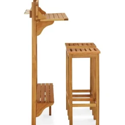 vidaXL - Tuinmeubelset - Bruin - Acaciahout