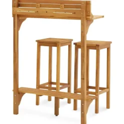 vidaXL - Tuinmeubelset - Bruin - Acaciahout