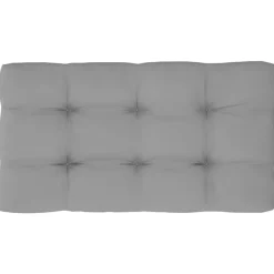 vidaXL - Tuinmiddenbank pallet - Grijs - Grenenhout