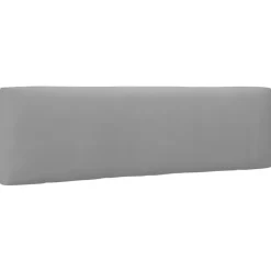 vidaXL - Tuinmiddenbank pallet - Grijs - Grenenhout