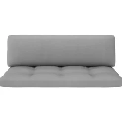 vidaXL - Tuinmiddenbank pallet - Wit - Grenenhout