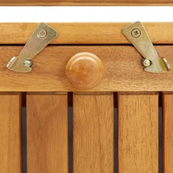 vidaXL - Tuinopbergbank - Bruin - Acaciahout- 120 cm