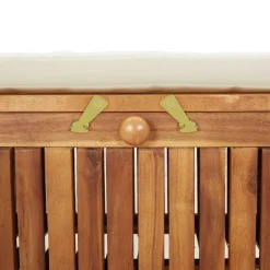 vidaXL - Tuinopbergbank - Bruin - Hout