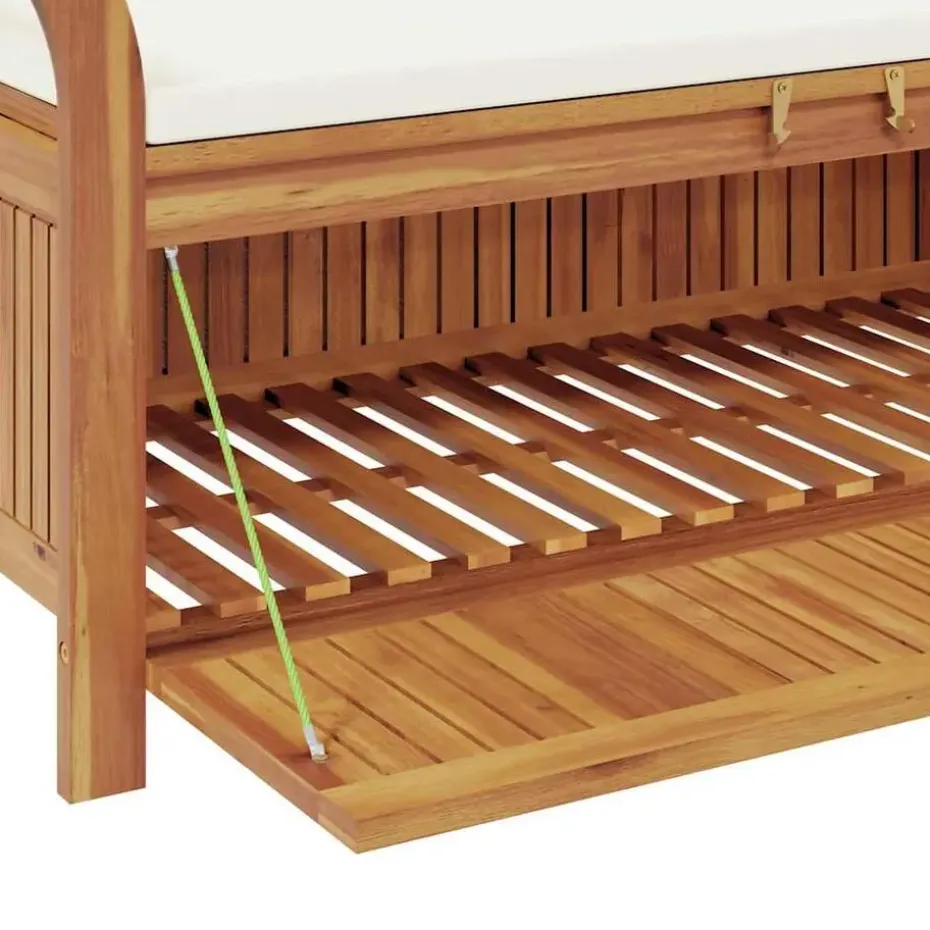 vidaXL - Tuinopbergbank - Bruin - Hout