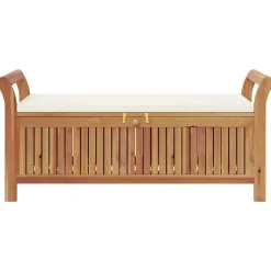 vidaXL - Tuinopbergbank - Bruin - Hout