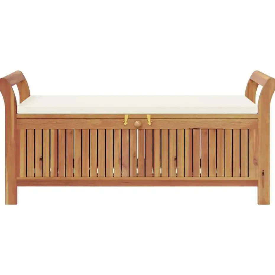 vidaXL - Tuinopbergbank - Bruin - Hout