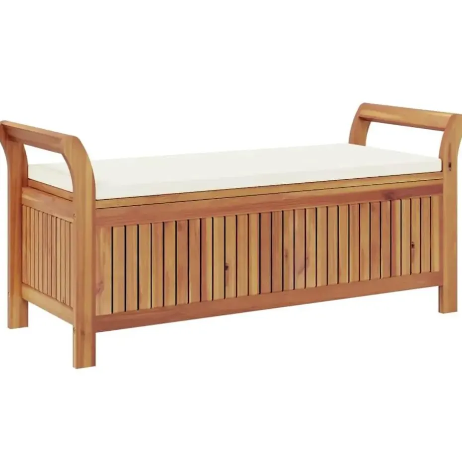 vidaXL - Tuinopbergbank - Bruin - Hout