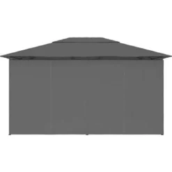 vidaXL - Tuinpaviljoen - Antraciet - Stof