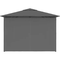 vidaXL - Tuinpaviljoen - Antraciet - Stof