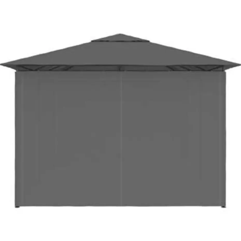 vidaXL - Tuinpaviljoen - Antraciet - Stof