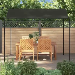 vidaXL - Tuinpaviljoen - Antraciet - Stof - 2 stuks