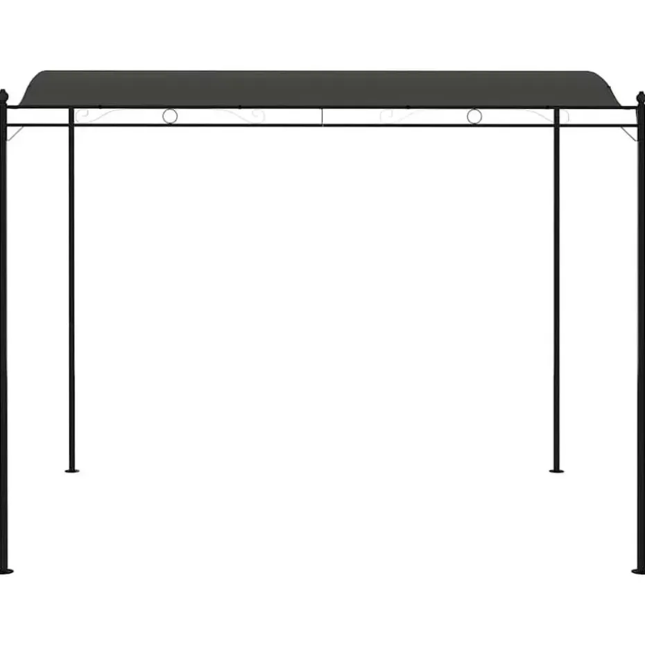 vidaXL - Tuinpaviljoen - Antraciet - Stof - 2 stuks