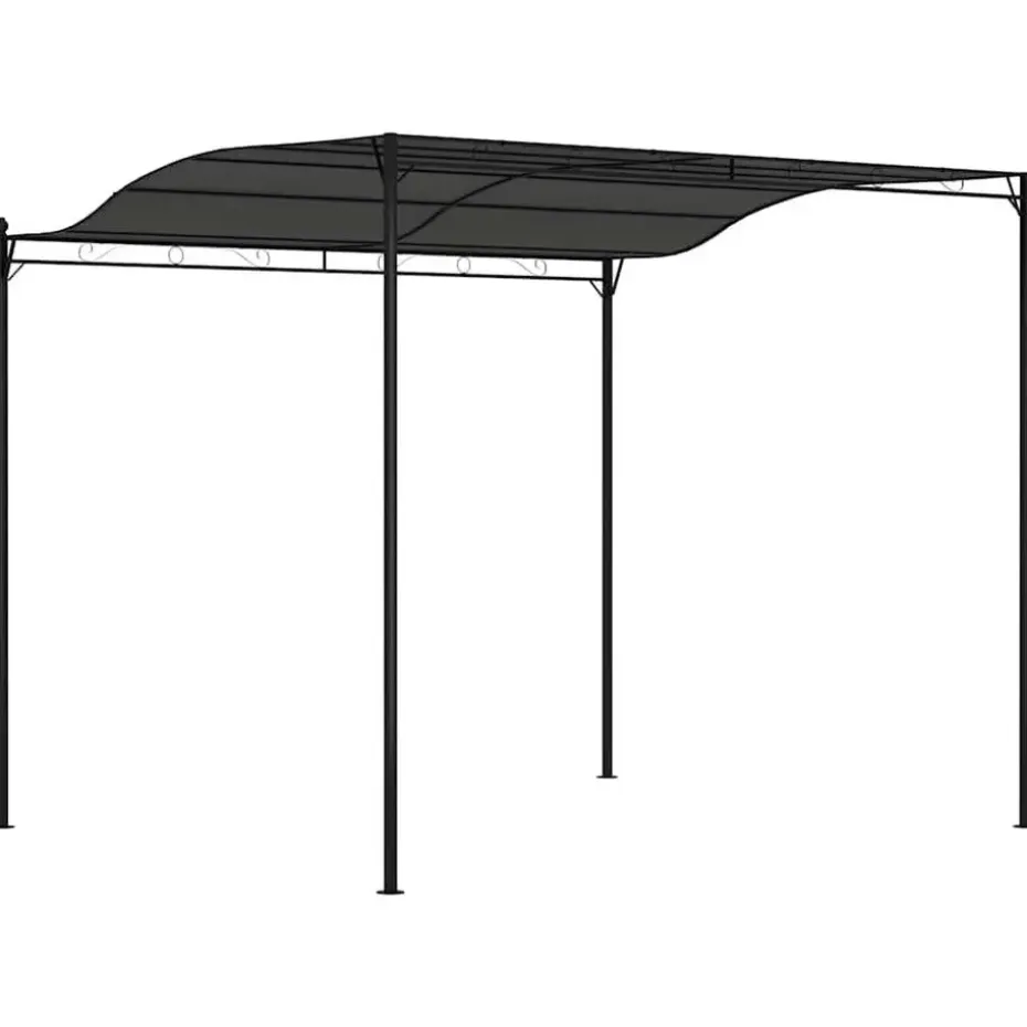 vidaXL - Tuinpaviljoen - Antraciet - Stof - 2 stuks