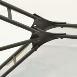 vidaXL - Tuinpaviljoen - Wit - Stof