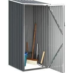 vidaXL - Tuinschuur - Antraciet - Staal