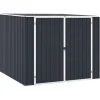 vidaXL - Tuinschuur - Antraciet - Staal