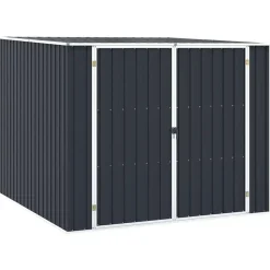 vidaXL - Tuinschuur - Antraciet - Staal
