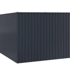 vidaXL - Tuinschuur - Antraciet - Staal