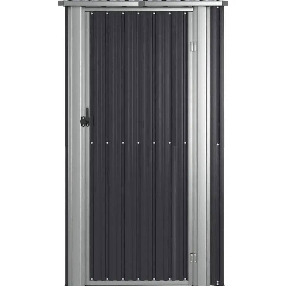 vidaXL - Tuinschuur - Antraciet - Staal