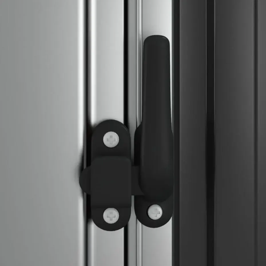 vidaXL - Tuinschuur - Antraciet - Staal