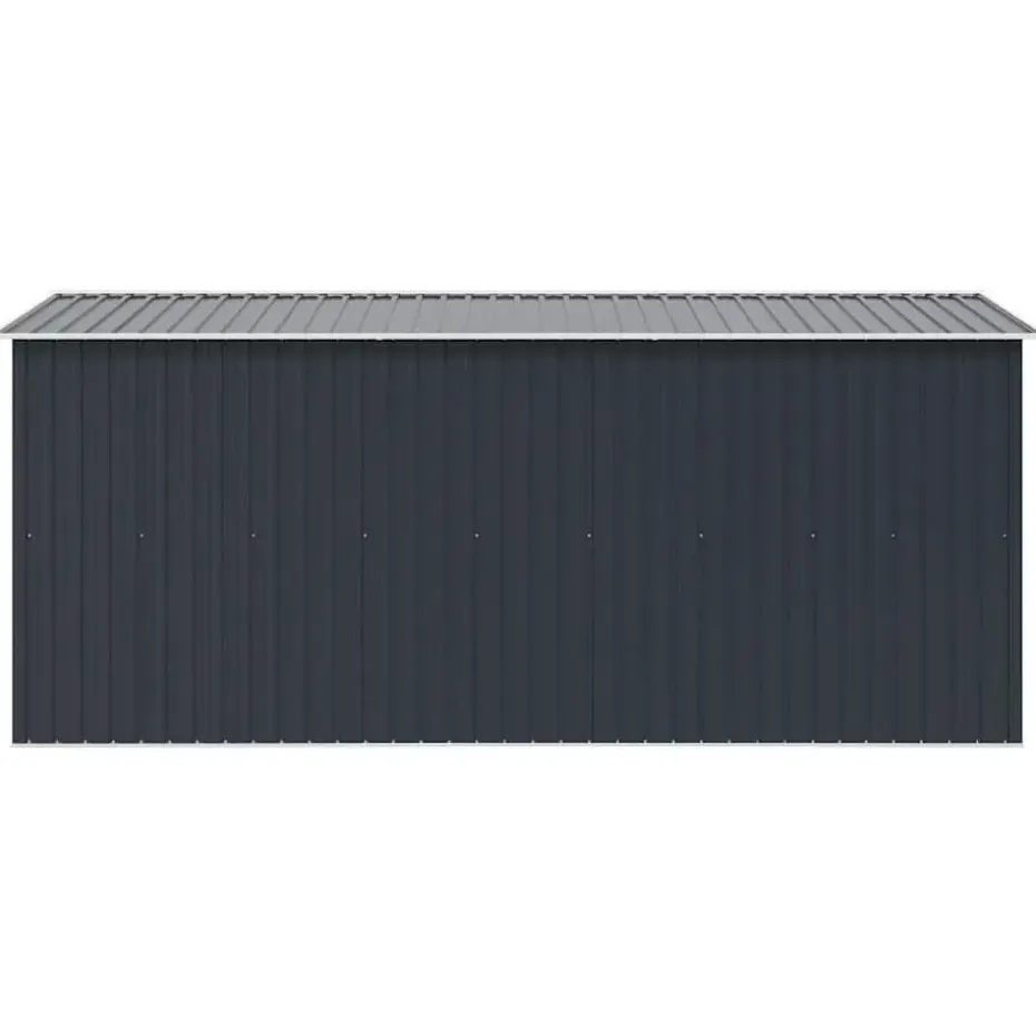 vidaXL - Tuinschuur - Antraciet - Staal