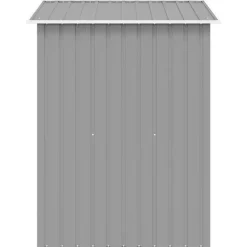 vidaXL - Tuinschuur - Grijs - Staal