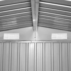 vidaXL - Tuinschuur - Groen - Staal