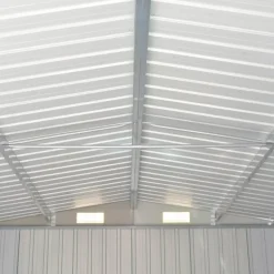 vidaXL - Tuinschuur - Groen - Staal