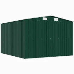 vidaXL - Tuinschuur - Groen - Staal