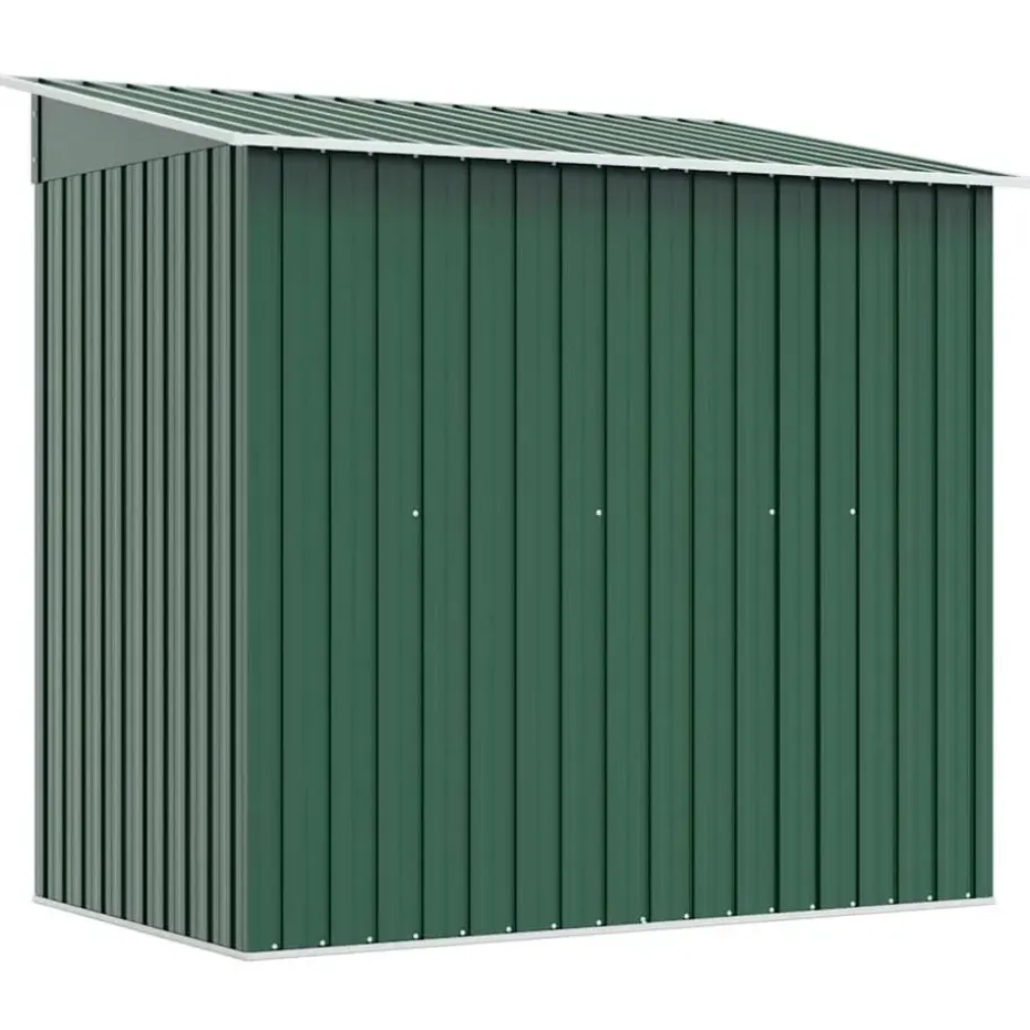 vidaXL - Tuinschuur - Groen - Staal