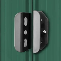 vidaXL - Tuinschuur - Groen - Staal