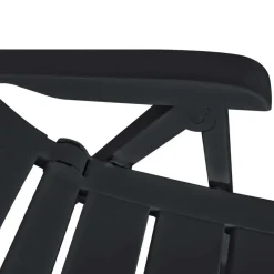 vidaXL - Tuinset - Antraciet - Kunststof - 9 stuks