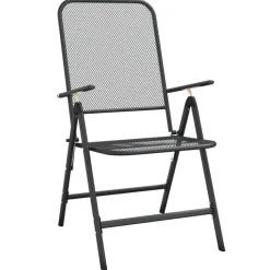 vidaXL - Tuinset - Antraciet - Metaal - 7 stuks