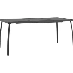 vidaXL - Tuinset - Antraciet - Metaal - 7 stuks