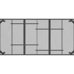 vidaXL - Tuinset - Antraciet - Metaal - 7 stuks