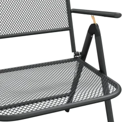 vidaXL - Tuinset - Antraciet - Metaal - 7 stuks