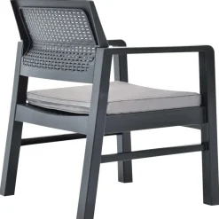 vidaXL - Tuinset - Antraciet - Kunststof