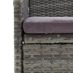 vidaXL - Tuinset - Grijs - Acaciahout - 5 stuks