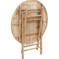 vidaXL - Tuinset - Grijs - Bamboe - 40 x 40 x 7 cm