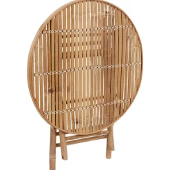 vidaXL - Tuinset - Grijs - Bamboe - 40 x 40 x 7 cm