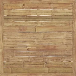 vidaXL - Tuinset - Wit - Bamboe - 6 stuks Met kussens