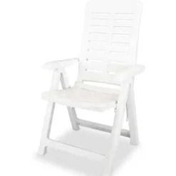 vidaXL - Tuinset - Wit - Kunststof