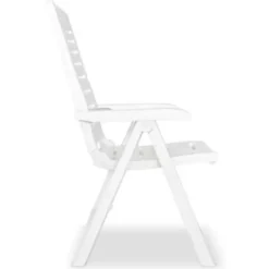 vidaXL - Tuinset - Wit - Kunststof