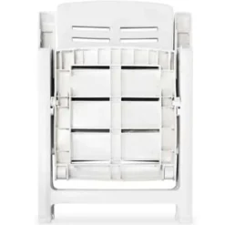 vidaXL - Tuinset - Wit - Kunststof