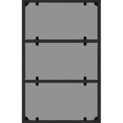 vidaXL - Tuinset - Zwart - Poly rattan - 6 stuks - Met kussens