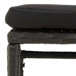 vidaXL - Tuinset - Zwart - Poly rattan - 6 stuks - Met kussens