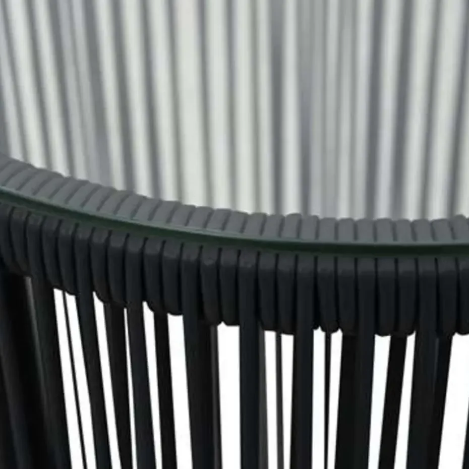 vidaXL - Tuinset - Zwart - Polyetheen