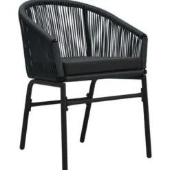 vidaXL - Tuinset - Zwart - Polyetheen