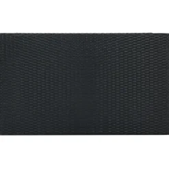 vidaXL - Tuinset - Zwart - Poly rattan